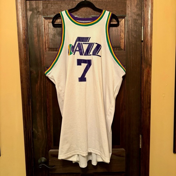 Mitchell & Ness Other - Pete Marovich #7 New Orleans Jazz Mitchell and Ness Jersey size 56